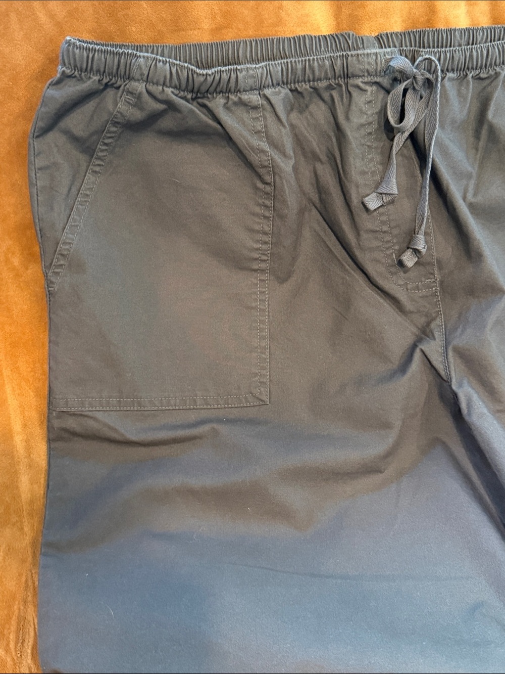 Women’s LL Bean Classic Fit Elastic Drawstring Pants in Gray Size X-Large - Picture 2 of 6